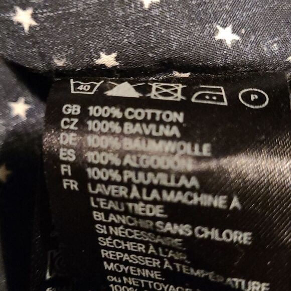 H&M sz M button front with collar - Picture 6 of 9